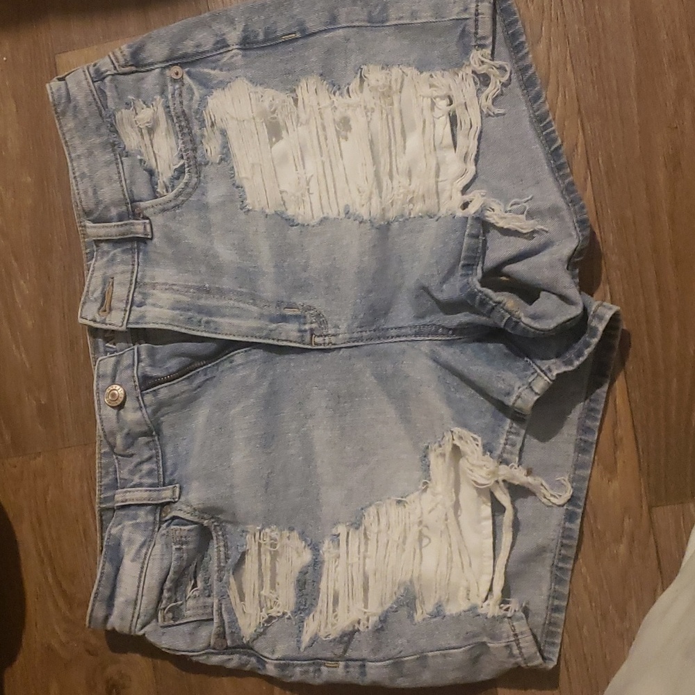 American Eagle Denim Mom Shorts